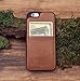 Vaultskin iPhone 6 & 6S Case, Eton Armour iPhone 6 & 6S (4.7) Case Wallet, Slim, Minimalist Genuiner Leather Case - Holds up to 8 Cards/Top Grain Leather (Cognac)