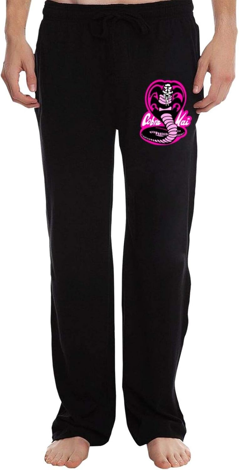 Men's Sweatpants, Pink Cobra_Kai_ Sport Long Pants Joggers Sweatpant at Amazon Menâs Clothing store