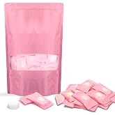 Compressed Towels,XL Thick Disposable Face Towels,10 x 7 inch, 100 Count | Classycoo Facial Clean Washcloths, Portable, No-odor, Individually Wrapped, Cotton Coin Tissue for Travel,Beauty Wipes, Pink