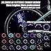 LED Bike Wheel Light Waterproof - DAWAY A02 Bicycle Tire Light Spoke Lights for Night Riding, Auto Open & Close, Super Bright, 30 Different Patterns, Best Gifts for Boys Girls Adults, Include Battery