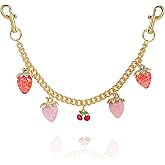 JIMYICLR Cute Bag Chain Charms for Handbag, Gold Purse Extender Chain, Wallet Chain Keychains Purse Charms for Women