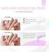 Saviland 12Pcs Cuticle Oil Pen Set with 12 Flavors Nail Care Kit view 3