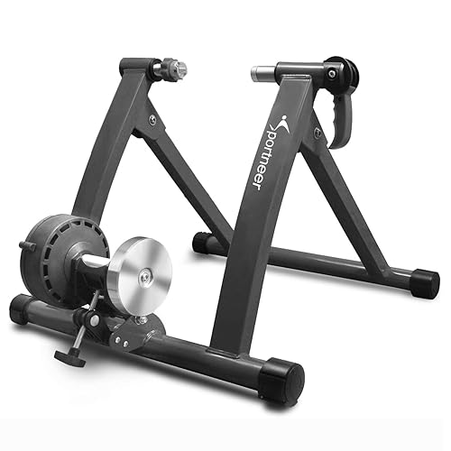 Sportneer Bike Trainer Stand Steel Bicycle Exercise Magnetic Stand