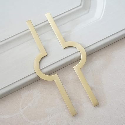 Lbfeel 5 0 Brass Cabinet Pulls Handle Drawer Knobs And Pulls For