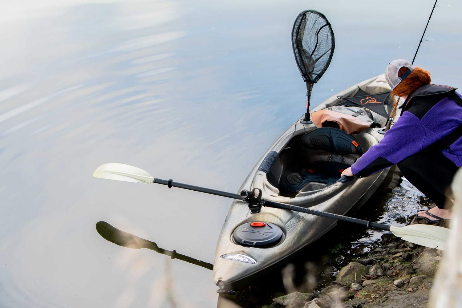 White 10 Feet Lightweight one Person Kayak Perfect for Fishing KYP10P20900 Grey