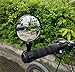 Bicycle Rearview Mirror Cycling Mirror - 360 Degree Adjustable Wide Angle Convex Mirror,Silicone Handle