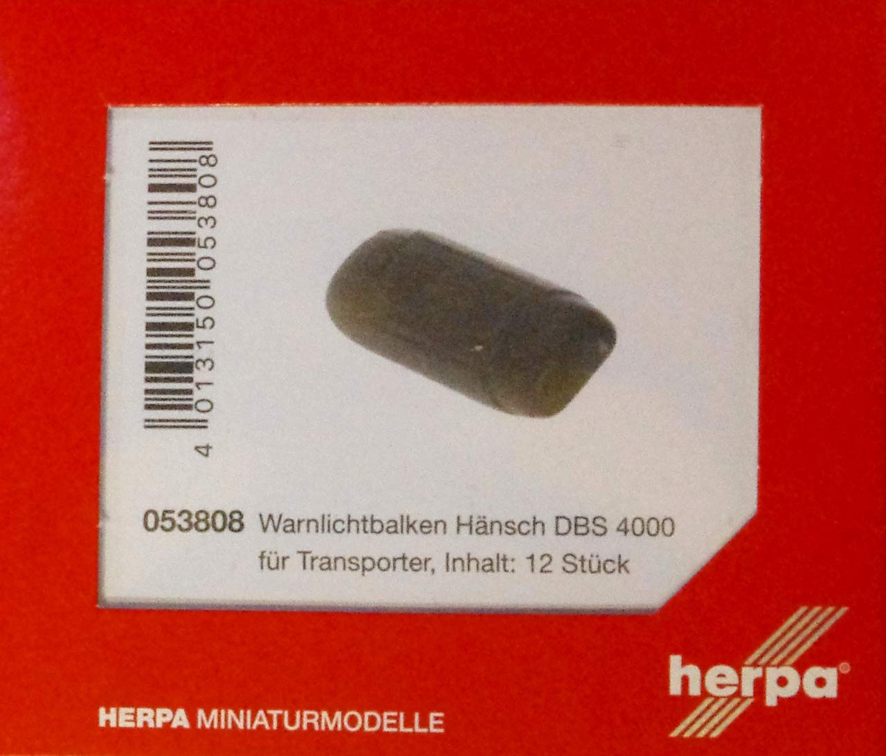 herpa 053808 Hänsch DBS 4000 signal bar accessories for vans