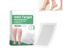 Vein Target Microneedle Patch, Varicose Veins Patch, varicose Veins Treatment for Legs, Spider Vein Removal, Skin Body Care, 