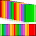 32 Pieces Colored Overlays for Dyslexia, Guided Reading Highlight Strips, Colored Overlay Reading Tracking Rulers for Dyslexia Irlens, ADHD and Visual Stress
