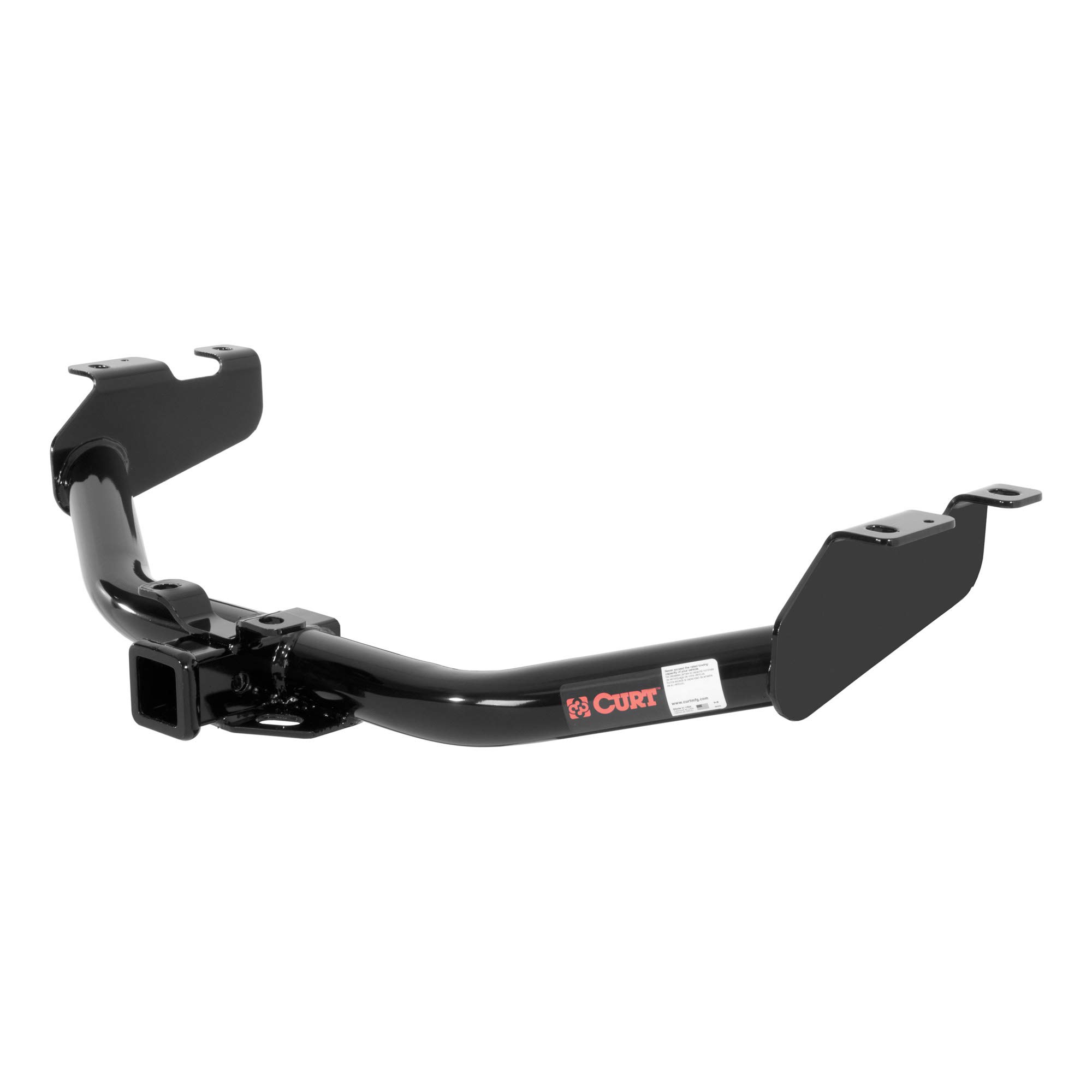 CURT 13322 Class 3 Trailer Hitch, 2Inch Receiver, Round Tube Frame