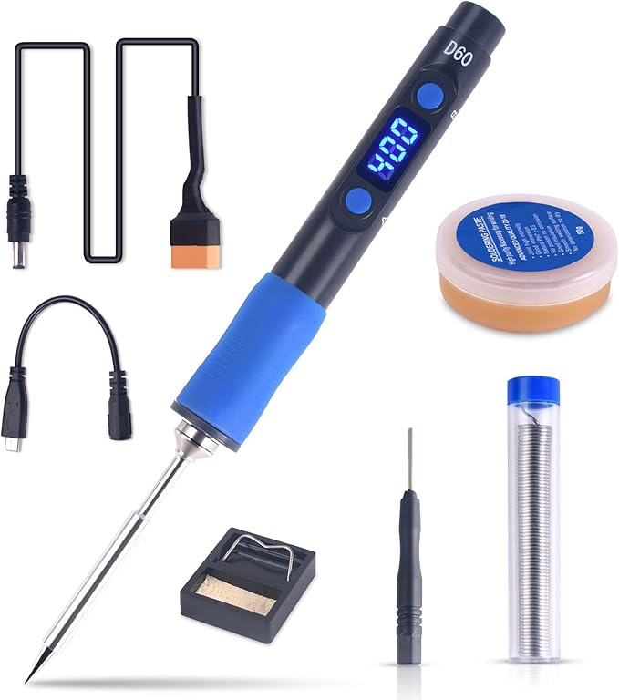 Portable Soldering Iron,9 Mini Digital Cordless Soldering
