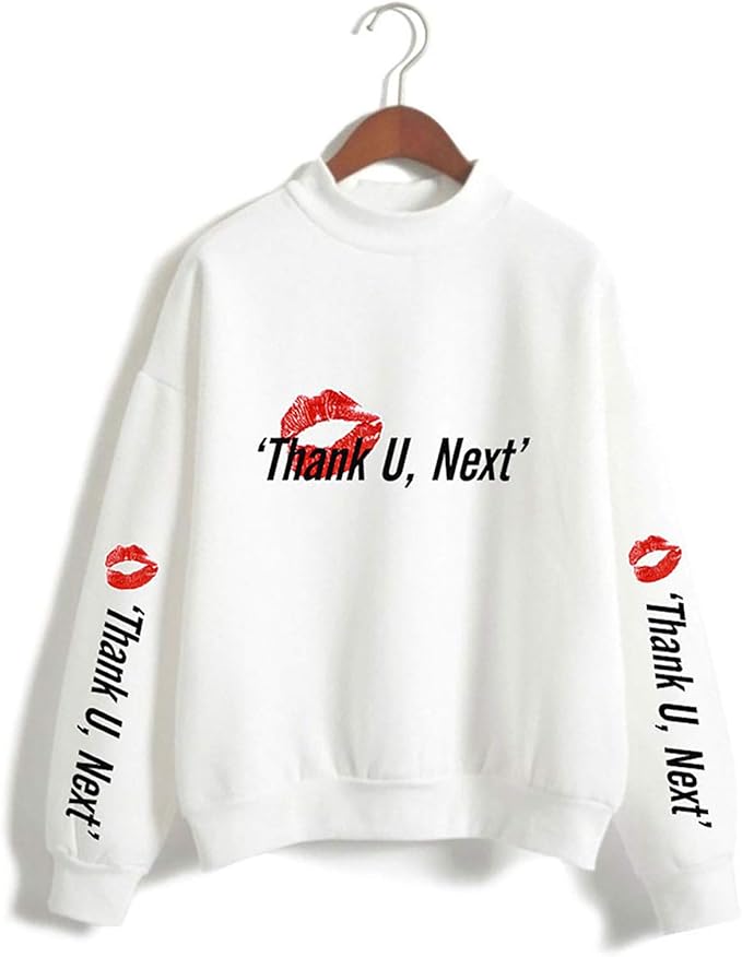 White ariana grande hoodie Clearance