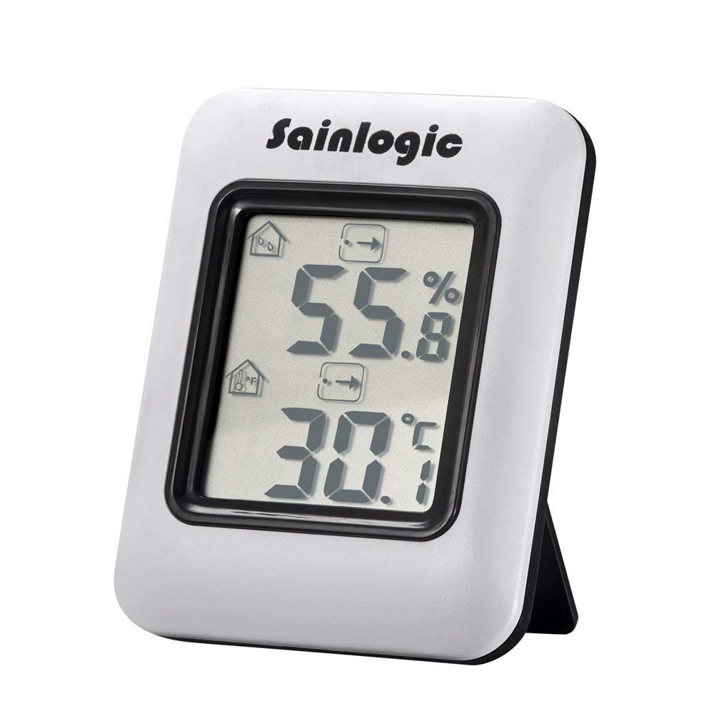 sainlogic Hygrometer digital, Thermometer Luftfeuchtigkeit Monitor