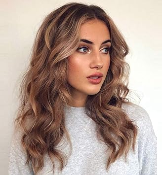 Vebonnie 2018 Longue Perruque à Cheveux Ondulés Blonds