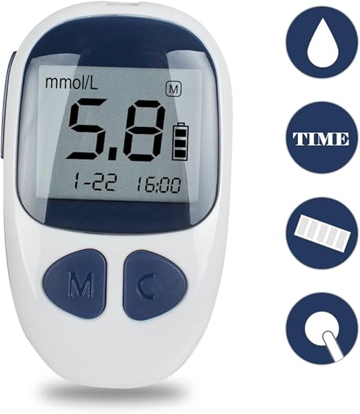 Risingmed Blood Glucose Monitors, Blood Kit Glucose Meter