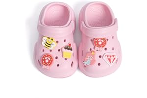 Kannior Toddler Kids Infant Boys Girls Cute Garden Clogs Water Sandals Slip On Shoes Slipper Slides Lightweight Outdoor Summer Children Beach Pool Play Shoes (Baby/Toddler Kids)