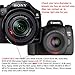 49mm Lens Hood Set Lens Shade Compatible with Canon EF 50mm f/1.8 STM Lens Replaces Canon ES-68 Hood, Collapsible Rubber Lens Hood + Reversible Tulip Flower Lens Hood + Center Pinch Lens Cap