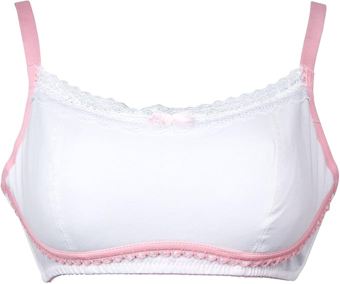 Hoter Big Girls Comfort Cotton Training Bra, Teen Girls