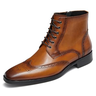 gifennse mens chelsea boots leather dress boots for men