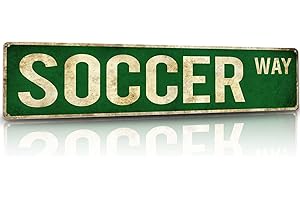 Rasonus Soccer Gifts for Boys 8-12 Men Soccer Poster Wall Decor for Girls Room, Vintage Sports Decor Teen Boys Birthday Christmas Wall Art for Bedroom Man Cave