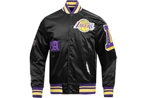Pro Standard Mens NBA Old English Satin Jacket