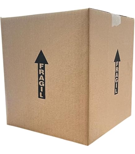 Carton Corrugado Golden State Art, Paquete De 50 Hojas De Cartón Corrugado De 8 X 8 Pulgadas, Almohadillas De Cartón Plano Para Embalaje, Correo O Manualidades (1/8 Pulgadas De Grosor, Blanco De Un Carton Pluma