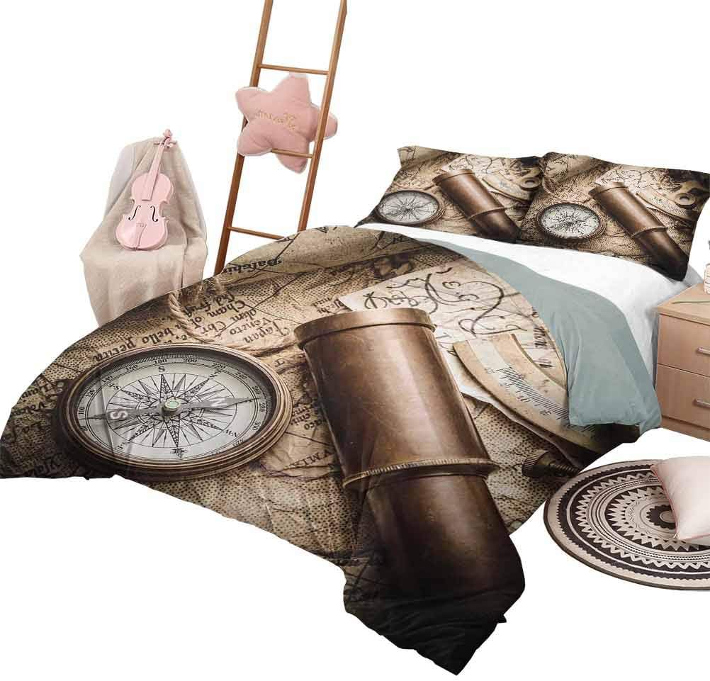 Juego de edredón Compass, colcha de dormitorio ligera para todas las