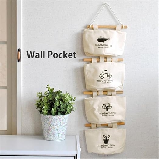 Saint Kaiko Organizador Tela Colgar Organizador Tela Pared Colgar