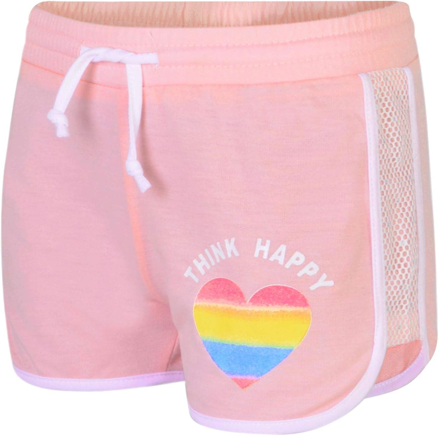 LOTMART Bambini Estate Pantaloncini Corsa Hart Mesh con Disegni Inserti