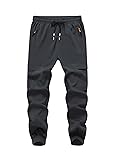 WaltZon Boy's Cargo Joggers Pants Youth Quick Dry