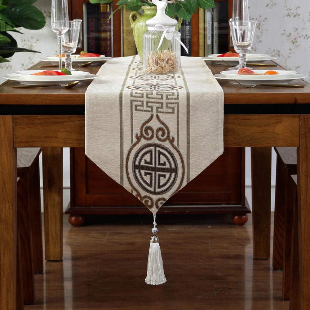 JKLAQ Camino de Mesa paño de Tabla Zapatero Cubierta del gabinete