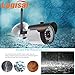 Logisaf Security IP Camera Outdoor Wireless Wifi with 16G Micro SD Card, Support Iphone Android Remote Viewing, IP Security Bullet Camera