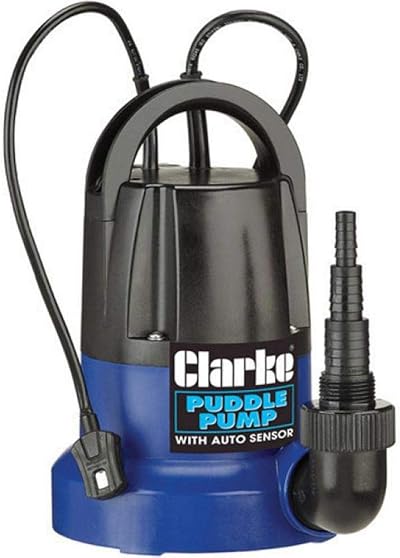 Clarke PSP105 Puddle Pump with Auto Sensor 250W Submersible