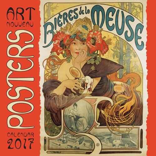 Art Nouveau Posters Wall Calendar 2017