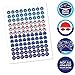 Big Dot of Happiness Making Waves - Swim Team - Swimming Party or Birthday Party Round Candy Sticker Favors - Labels Fit Chocolate Candy (1 Sheet of 108)