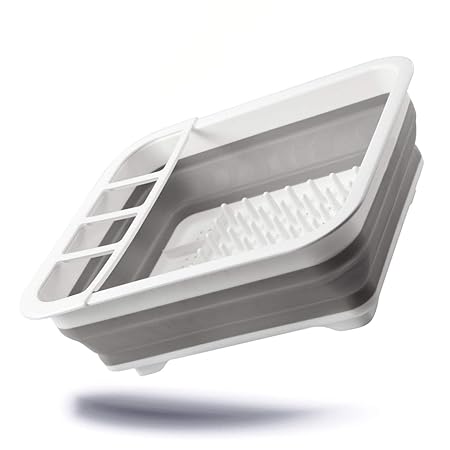 Kerafactum Abtrobfkorb Geschirrkorb faltbar Besteckkorb Spülkorb Geschirr Korb für Bestecke und Kleinteile Spülmaschine Spülm