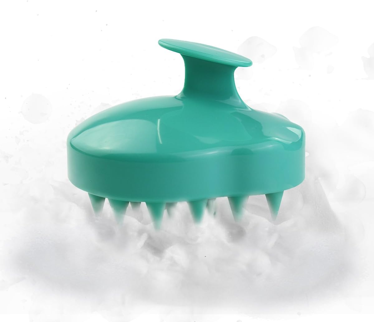 JT JUSTIME Hair Scalp Massager, Shampoo Scalp Massage Brush, Body Washing Massager Silicone Soft Comb for Scalp Care Hair Cleaning Shower (Green)