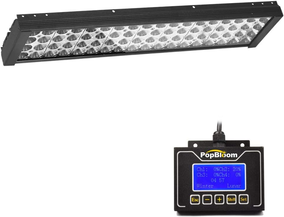 DSunY Aquarium Led Lighting Lamp for 36" 3ft 80-100cm Aquarium Tank Marine Aquarium Led Coral Led Tank Light Turing75