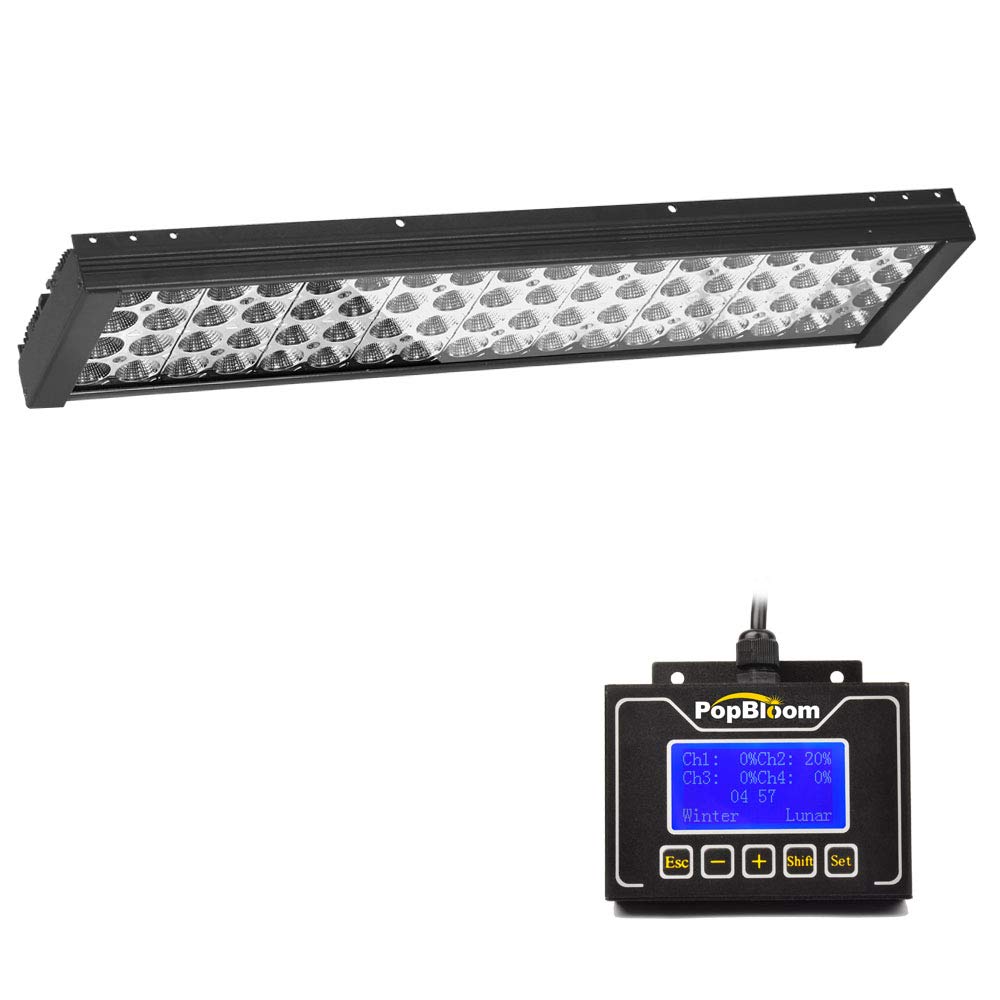 DSunY Aquarium Led Lighting Lamp for 36" 3ft 80-100cm Aquarium Tank Marine Aquarium Led Coral Led Tank Light Turing75