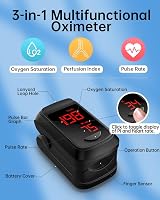 HOLFENRY Fingertip Pulse Oximeter Oxygen Monitor for Adults view 3