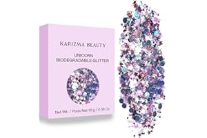 Unicorn Strobe Chunky Glitter // Karizma Beauty for Face and Body Festival Sparkles 10g