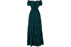 ZHITUNEMI Renaissance Costume Women Medieval Chemise Dress Peasant Tops Irish Under Dress
