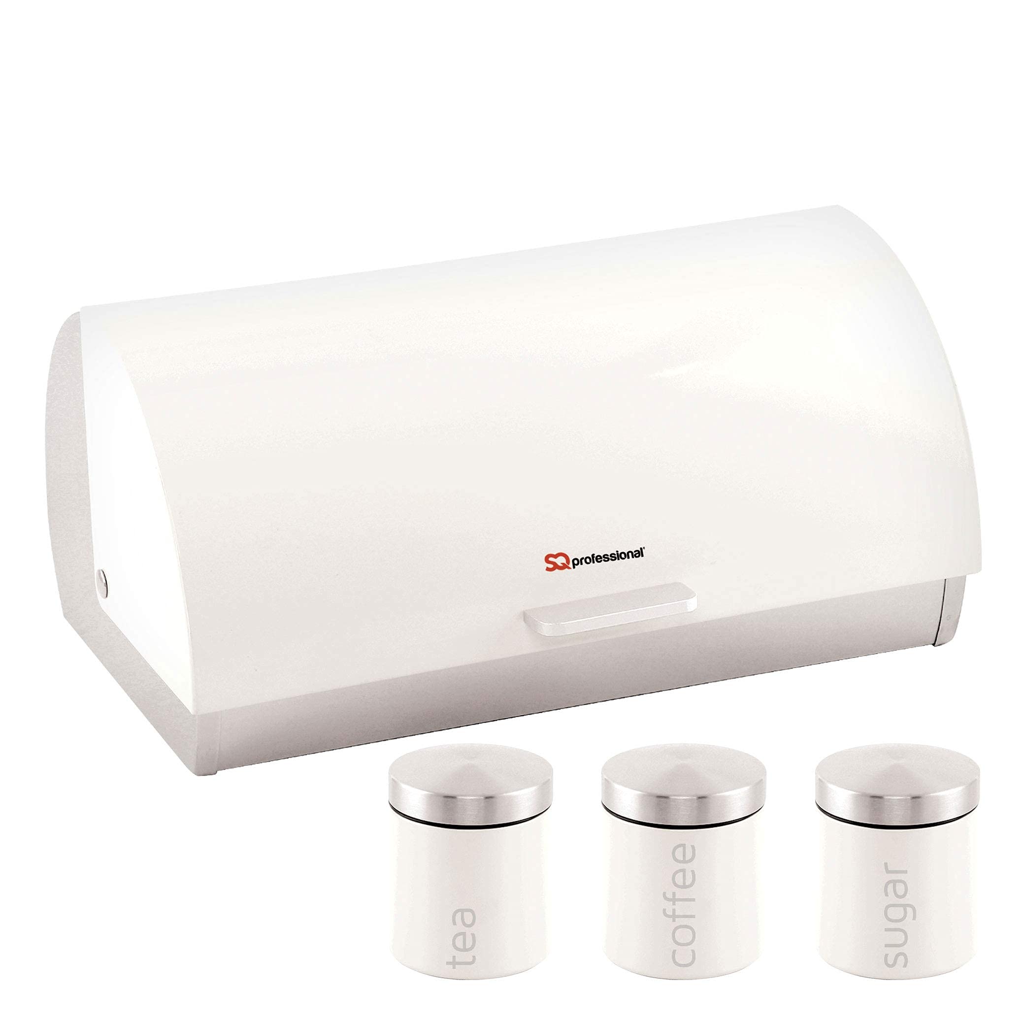 SQ Professional Dainty Bread Bin and Canisters (Silkwhite)