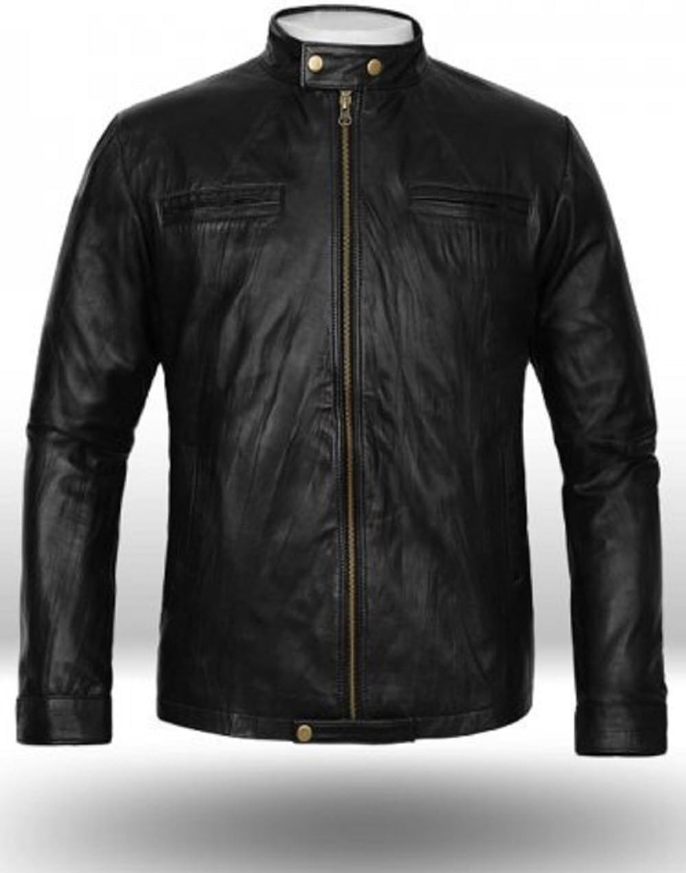 New York Leather Men Zac Efron 17 Again Leather Jacket