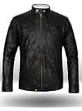 New York Leather Men Zac Efron 17 Again Leather Jacket