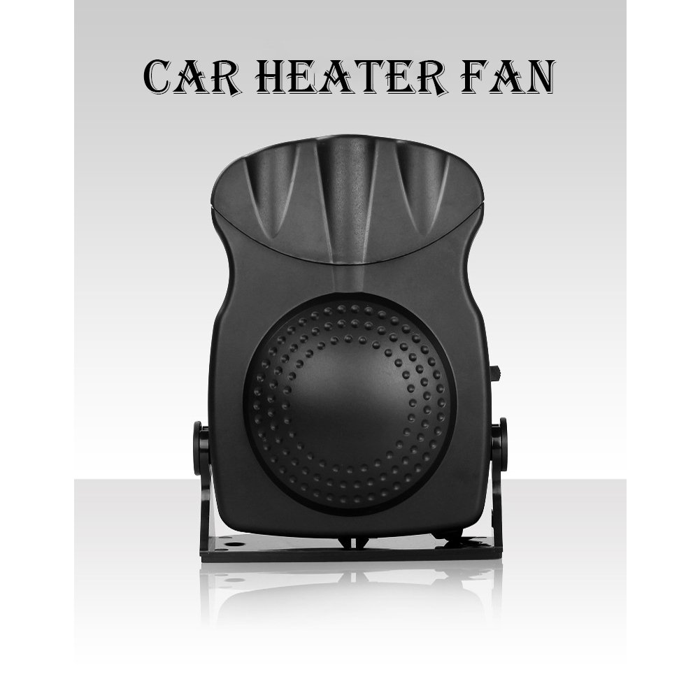 Portable Car Heater Fan, ixaer Car Vehicle Heating Cooling Fan 30 Seconds Fast Heating Quickly Defrosts Defogger 12V 150W Auto Ceramic Heater Cooling Fan 3-Outlet - Winter Auto Windscreen Heater Fan