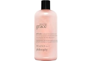 philosophy amazing grace hydrating bath & shower gels - efficiently cleanses, soothes & comforts dry skin - vegan & cruelty free formula