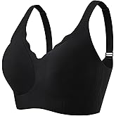 Womens Wireless Bras Comfortable No Underwire Bralettes Full Coverage Everyday Bras