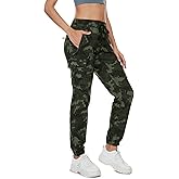Arunlluta Hiking Pants Women Lightweight Cargo Pants Quick Dry Joggers for Women with Pockets Water-Resistant Travel Pants