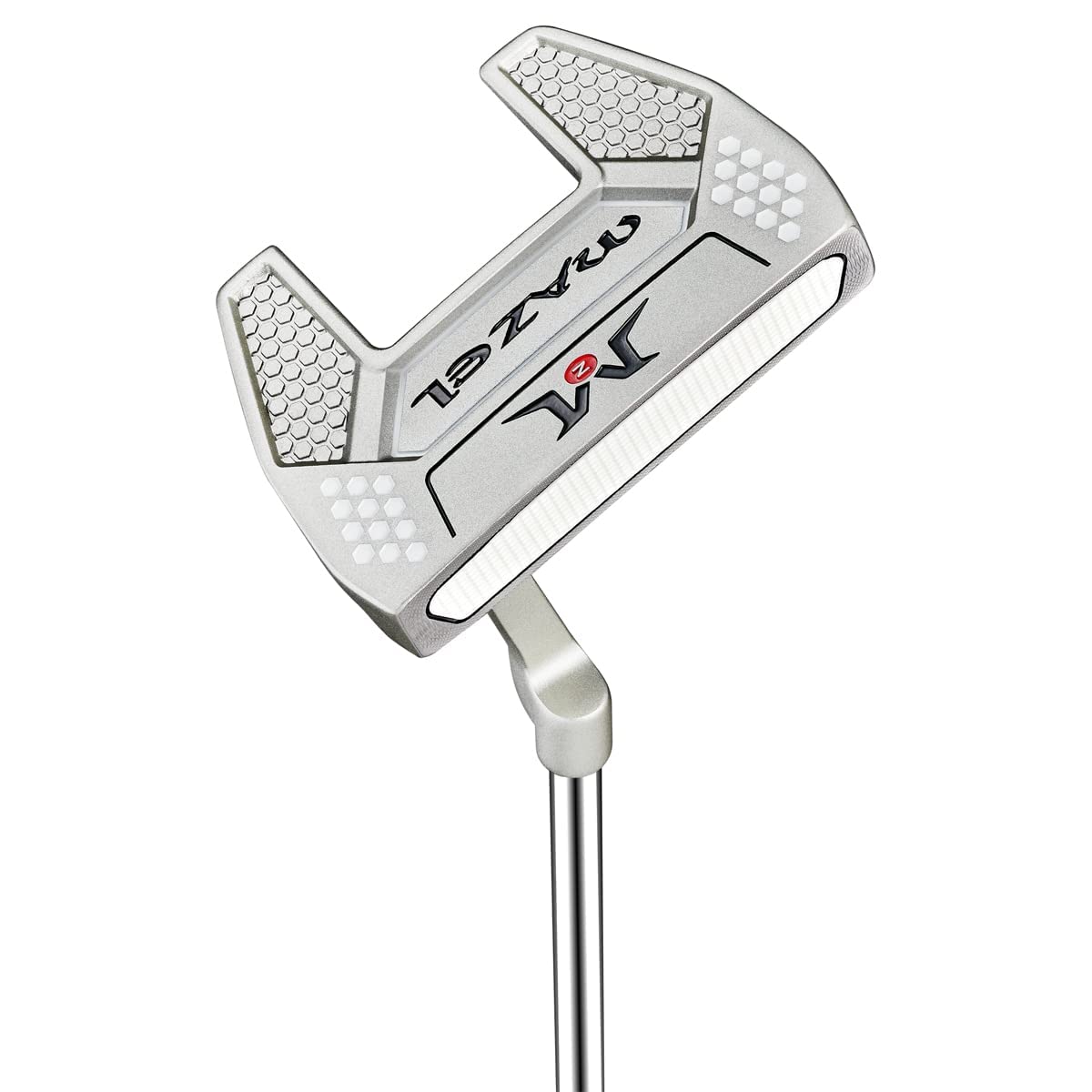 MAZEL Golf Mallet Putter for Men Right Handed 34 Inch, Premium Mallet Putter Insert Milled Face, Putter Headcover Included (Silver&Blue Grips)